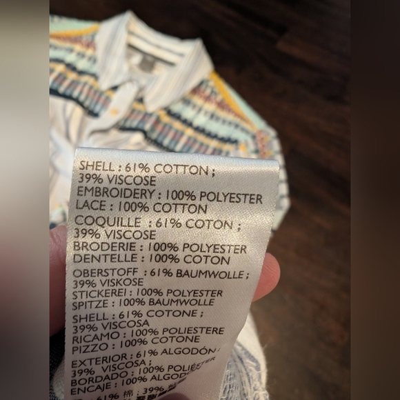 Pilcro And The Letterpress Embroidered Western-wear, Button-Down, XS - Picture 5 of 7